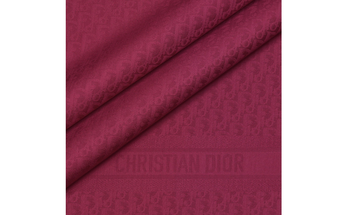 Châle Dior Cannage rouge 